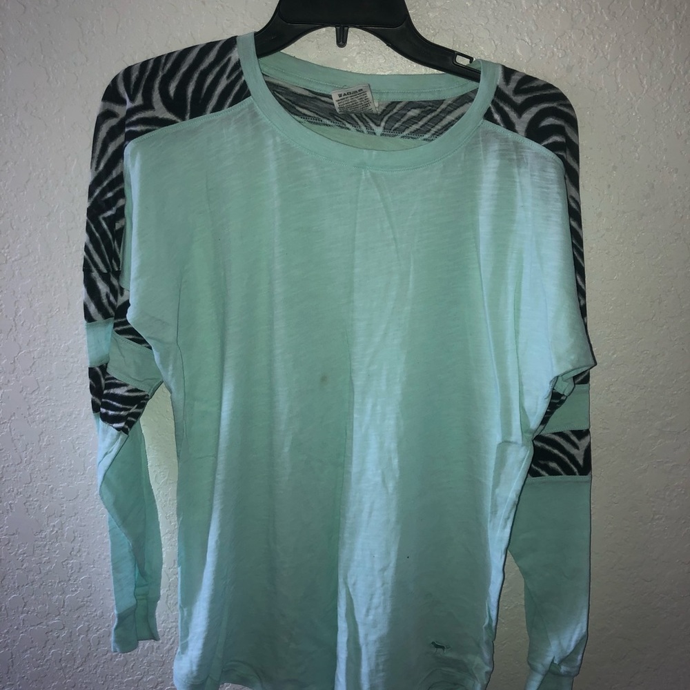Pink Turquoise  Long Sleeve